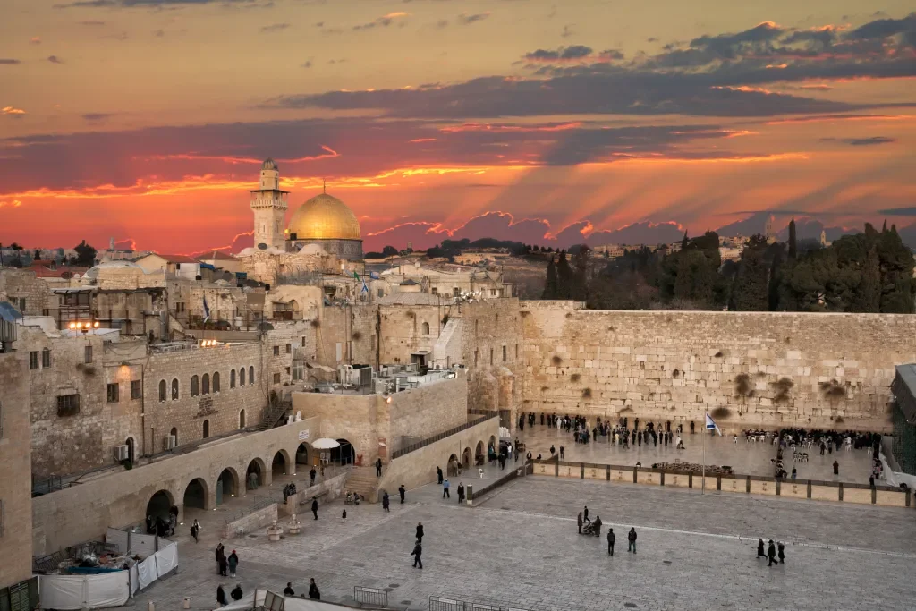 Western Wall in Jerusalem - Judaism's holiest prayer site